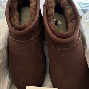 UGG W CLASSIC ULTRA MINI Womens 8 Brown